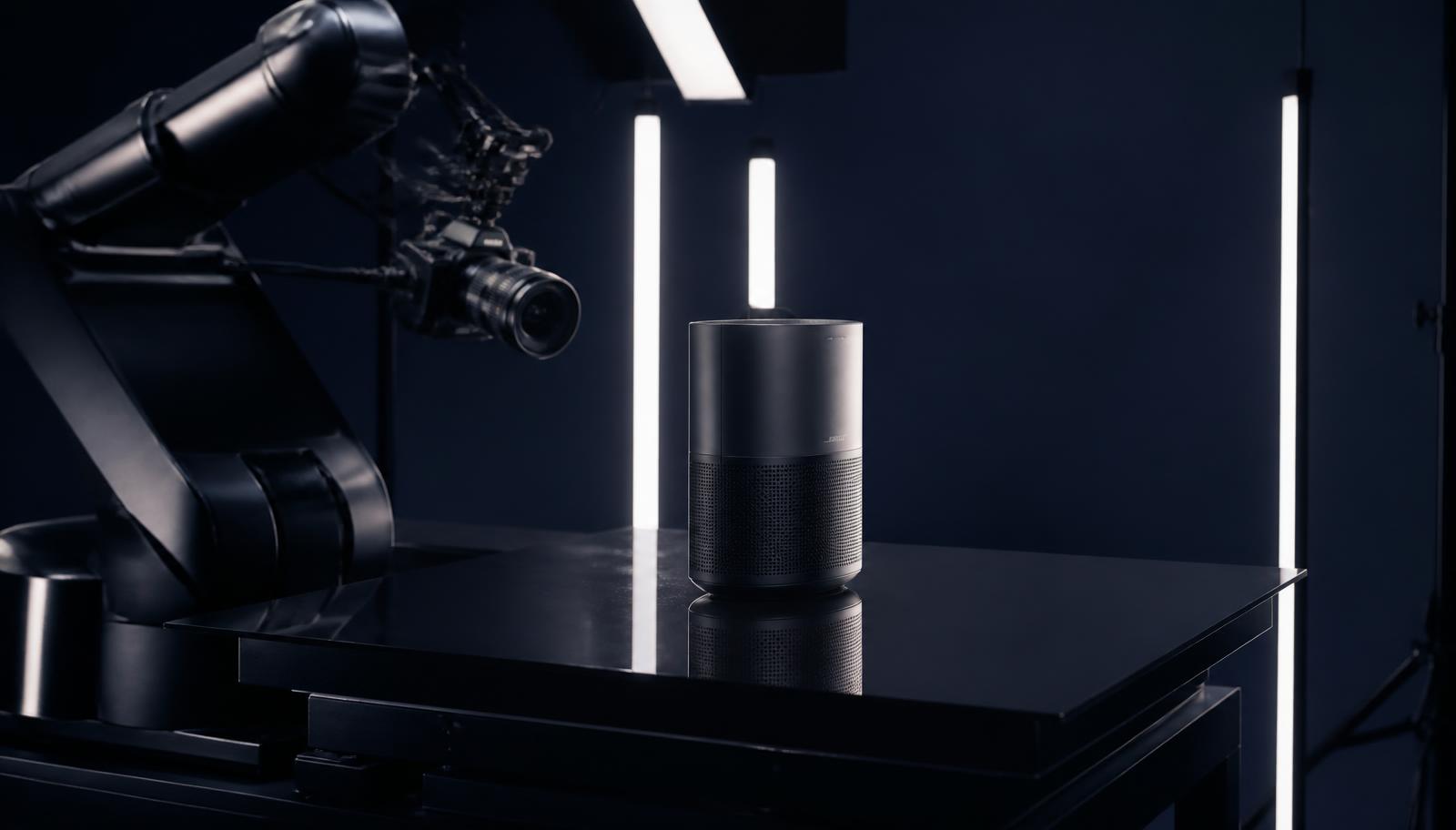 Product tabletop shoot with a motion control camera arm