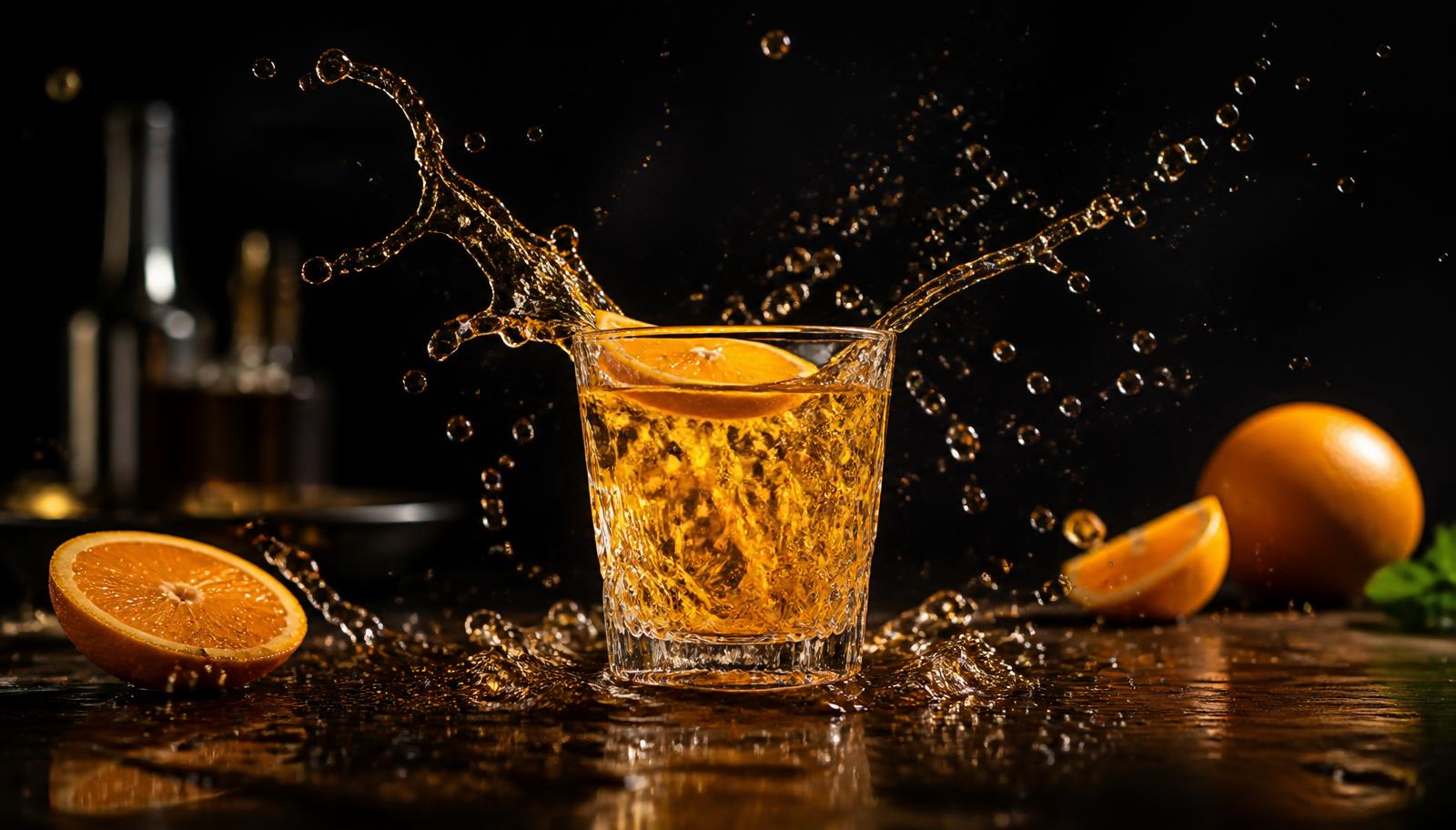 High speed beverage commercial shot with liquid splash — FMCG video production in Mumbai