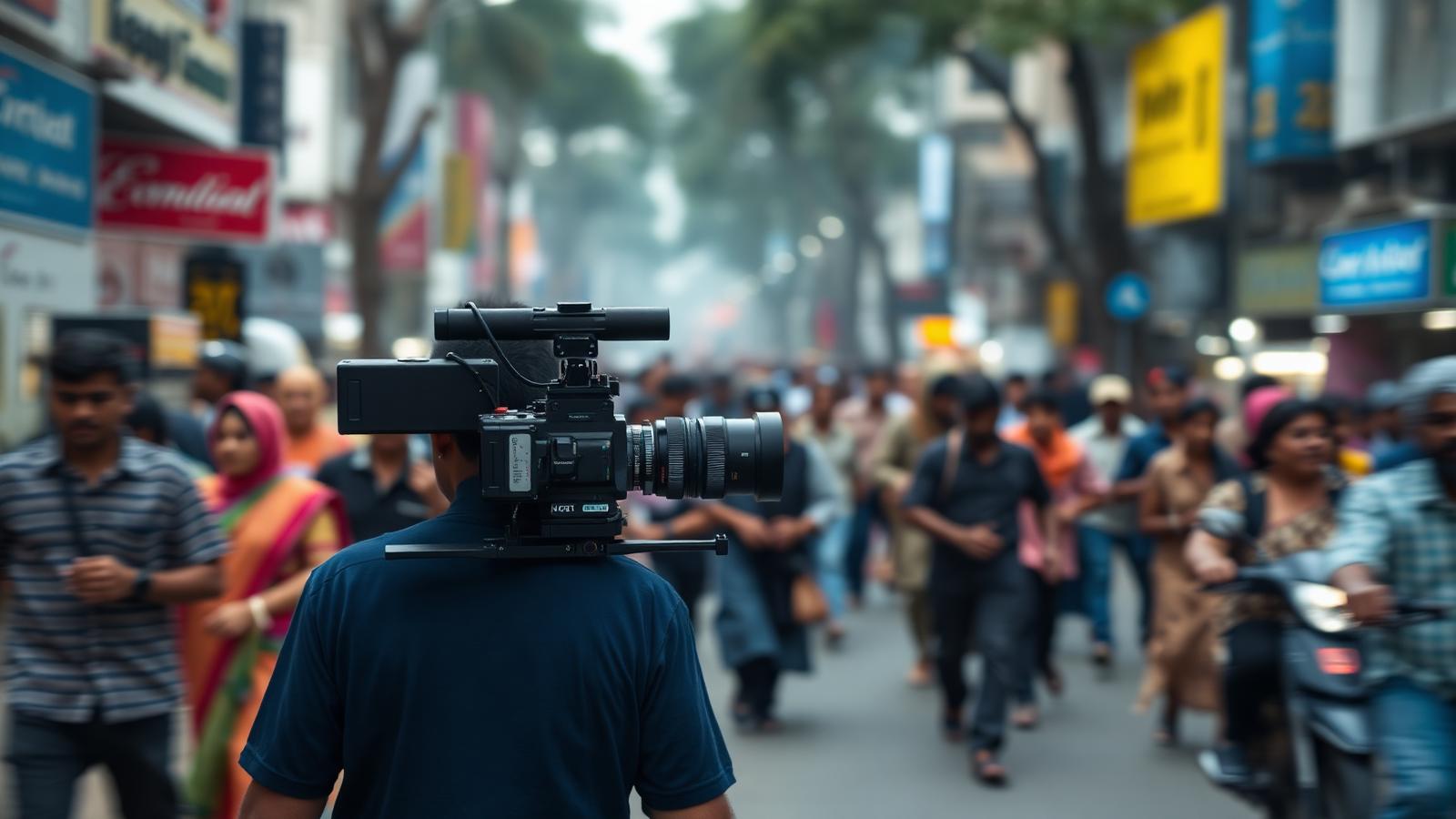 VFX compositor tracking a shot on a node graph workstation — 2D Animation Services in Mumbai